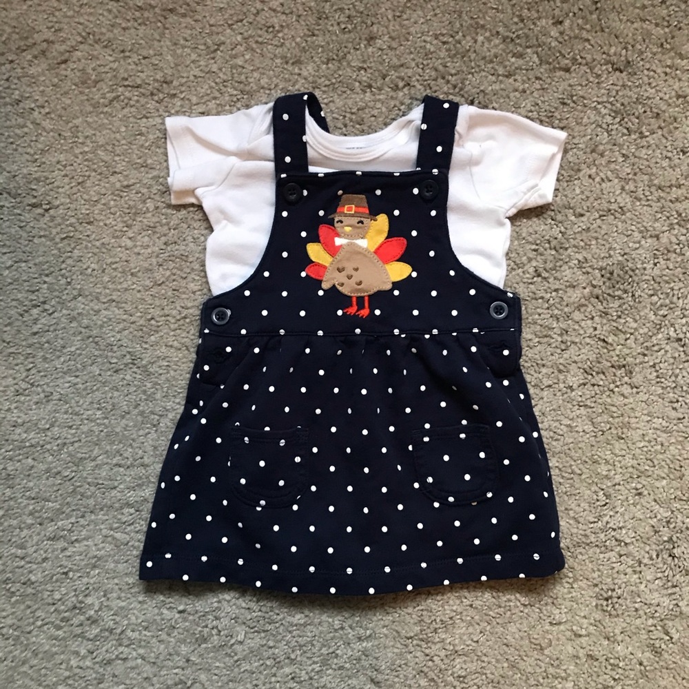 Baby Girl Thanksgiving Outfit (9 months)
